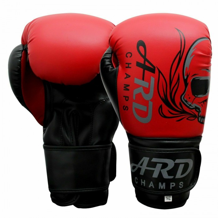 ARD® Art Leather Boxing Gloves Fight Punching Bag MMA Muay Thai Kickboxing
